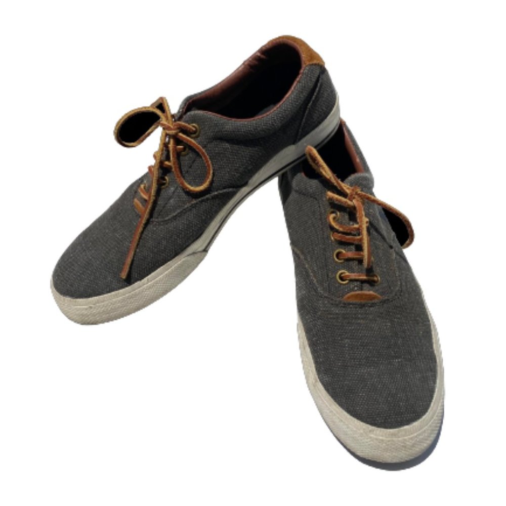 POLO RALPH LAUREN MENS FAXON LOW 0200001087 GRAY SIZE 8
